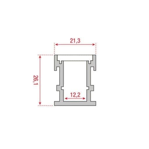 Artecta profile pro-line 18 recessed Architectuur- verlichting J&H licht en geluid 3