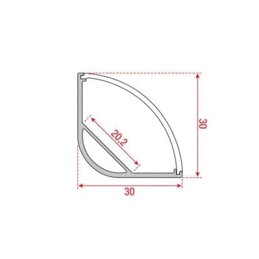 Artecta profile pro-line 22 corner Architectuur- verlichting J&H licht en geluid 3