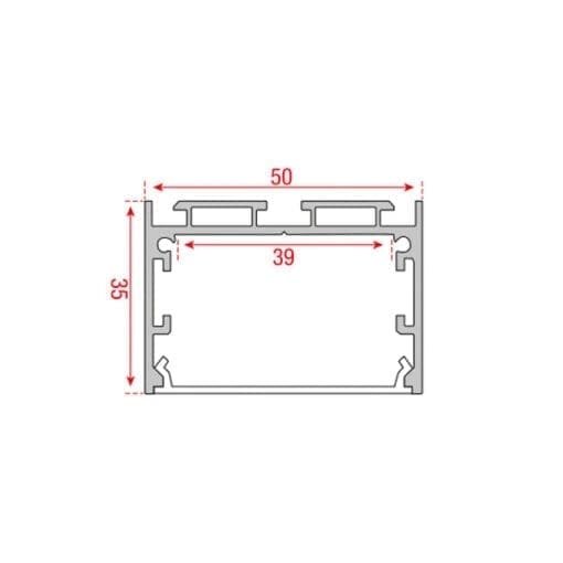 Artecta profile pro-line 26 surface Architectuur- verlichting J&H licht en geluid 3