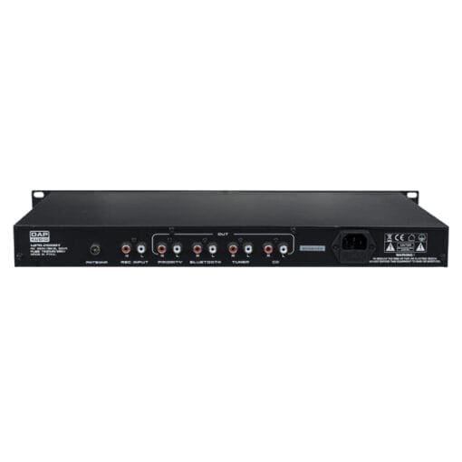 DAP MPR-200BT – Media player / recorder (19″ – 1 HE) _Uit assortiment J&H licht en geluid 2