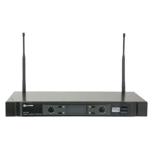 DAP ER-216B Draadloze microfoon ontvanger, 822-846 MHz _Uit assortiment J&H licht en geluid