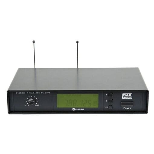 DAP ER-1193B Draadloze microfoon ontvanger, 614 – 638 MHz Audio J&H licht en geluid