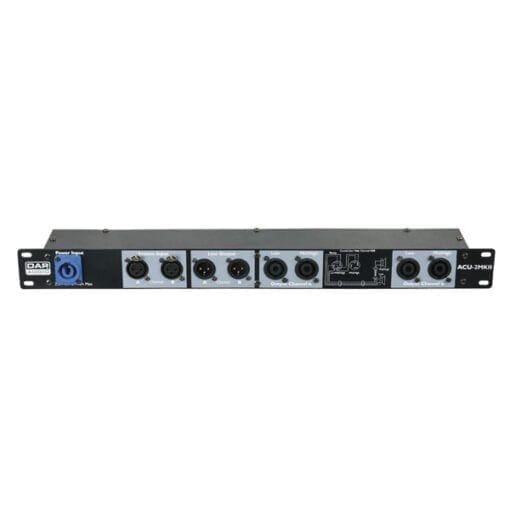 DAP ACU-100 Audio connectorpaneel, zwart 19-inch accessoires J&H licht en geluid