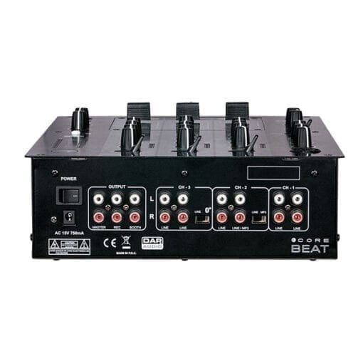 DAP Core Beat, 3-kanaals mixer Audio J&H licht en geluid 2