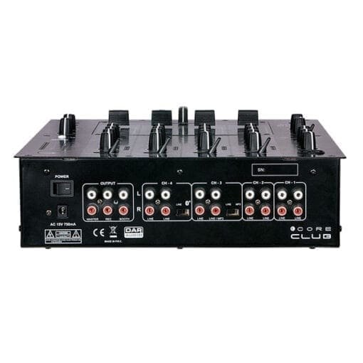 DAP Core Club, 4-kanaals mixer Audio J&H licht en geluid 2