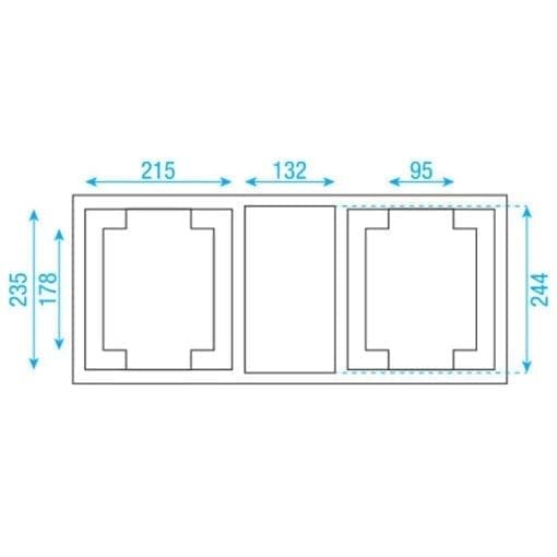 DAP Value Line LCA-PHA6 Flightcase voor 2 Showtec Phantom 20, 25 of 50 LED Moving Heads hoezen en kisten J&H licht en geluid 5