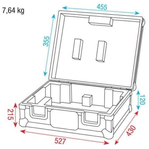 DAP Draaitafel Pro flightcase DJ-kisten DCA J&H licht en geluid 3