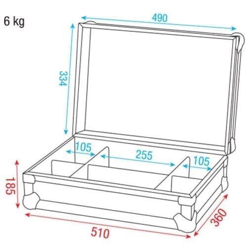 DAP Roady Flightcase voor tools en documenten Diverse kisten UCA J&H licht en geluid 4