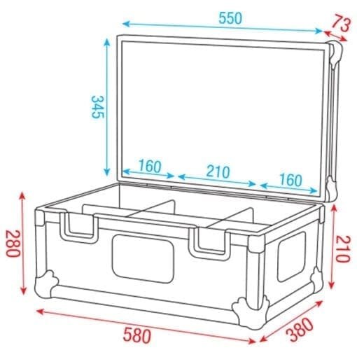 DAP Stack Case 1 Diverse kisten UCA J&H licht en geluid 5