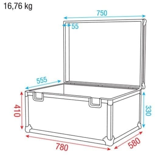 DAP Stack Case 4 Diverse kisten UCA J&H licht en geluid 4