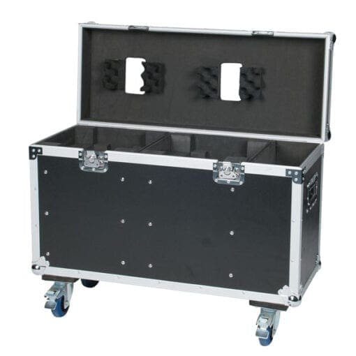 DAP LCA-PHA5 Flightcase voor 2 Showtec Phantom 75 of Phantom 95 LED Spot Moving Heads hoezen en kisten J&H licht en geluid 2