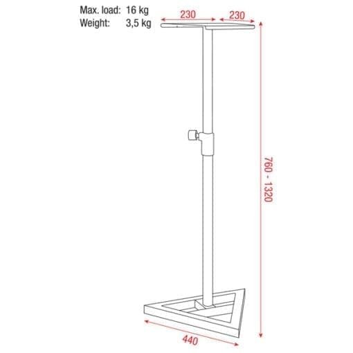 DAP Eco luidsprekerstatief Audio J&H licht en geluid 2