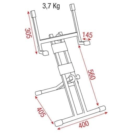 DAP Rack Stand MKII (inklapbaar) _Uit assortiment J&H licht en geluid 3