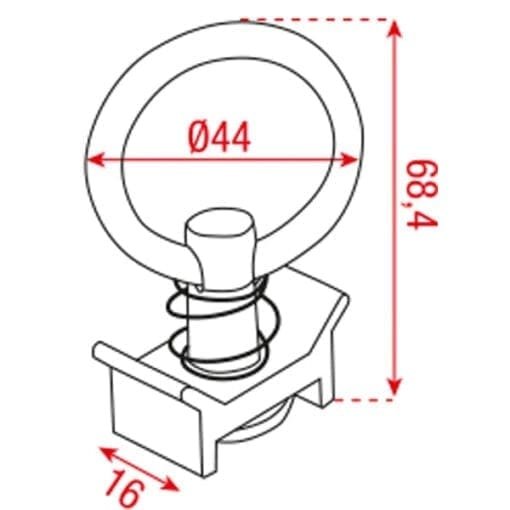 Dap-audio single point flying stud Audio J&H licht en geluid 3