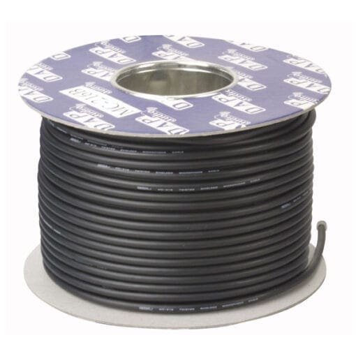 DAP MC-226B microfoon kabel zwart, dubbele isolatie, 100 meter op rol Kabels en aansluitingen J&H licht en geluid 2