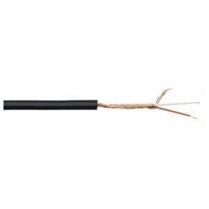 DAP MC-206B microfoon kabel zwart 6mm, 100 meter op rol Kabels en aansluitingen J&H licht en geluid