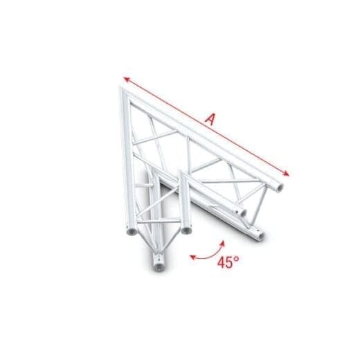 Showtec DT22-001 trusshoek 45 Deco-driehoek J&H licht en geluid
