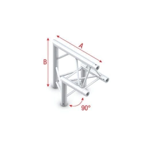 Showtec DT22-006 trusshoek 90 – Apex Up Deco-driehoek J&H licht en geluid