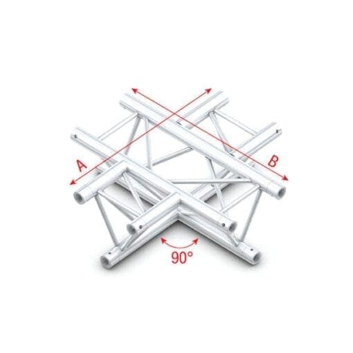 Showtec DT22-016 truss kruising Deco-driehoek J&H licht en geluid
