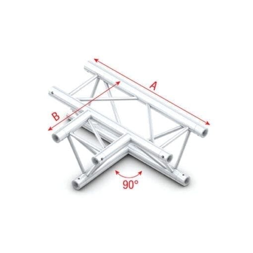 Showtec DT22-017 truss T-stuk Deco-driehoek J&H licht en geluid