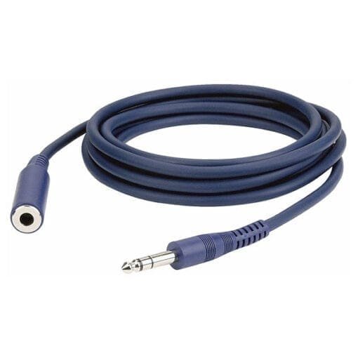 DAP kabel, Jack male – Jack female stereo, 6 meter Instrumentkabels J&H licht en geluid