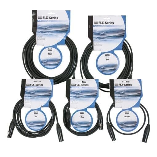 DAP FLX01 – Gebalanceerde XLR kabel, 1,5 meter Kabels en aansluitingen J&H licht en geluid 2