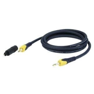 DAP Optische kabel, Mini plug – Mini plug, 150 cm AV-kabels J&H licht en geluid