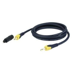 DAP Optische kabel, Mini plug – Mini plug, 75 cm AV-kabels J&H licht en geluid