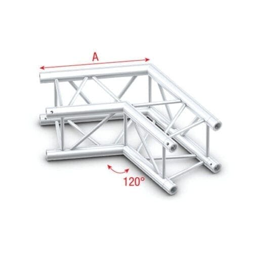 Showtec FQ30-004 trusshoek 120 Podium en rigging J&H licht en geluid