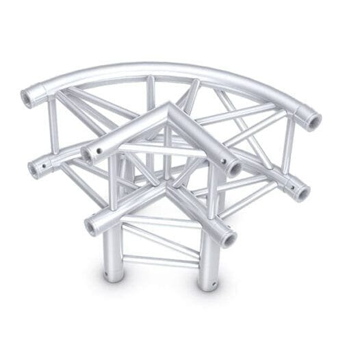 Showtec FQ ronde trusshoek 90° + omlaag Podium en rigging J&H licht en geluid