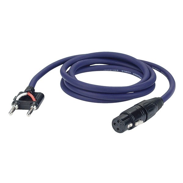 DAP Speaker verloopkabel, XLR female – Pomona male, 150 cm _Uit assortiment J&H licht en geluid DAP Speaker verloopkabel, XLR female – Pomona male, 150 cm _Uit assortiment J&H licht en geluid