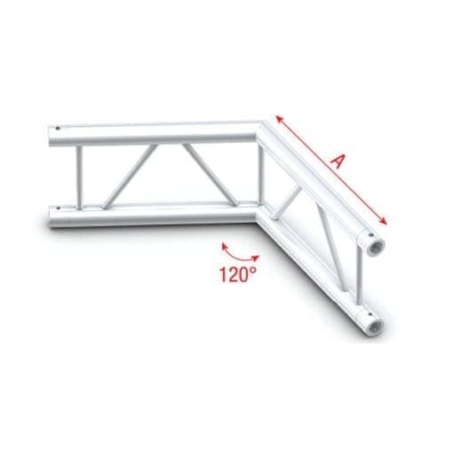 Showtec FS30-004V verticale laddertruss hoek 120 Showtec FS30 truss J&H licht en geluid