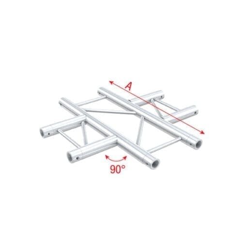 Showtec FS30-016H horizontaal 4-weg laddertruss koppelstuk Showtec FS30 truss J&H licht en geluid