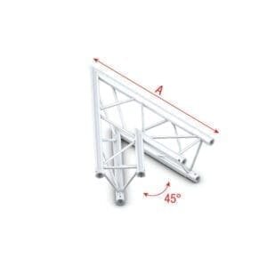 Showtec FT30-001 trusshoek 45 Showtec FT30 truss J&H licht en geluid