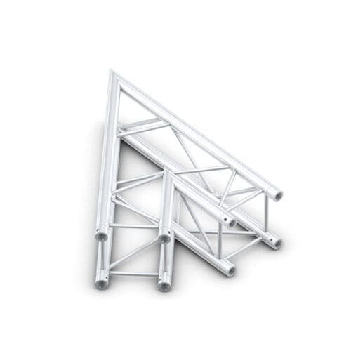 Milos Corner 45° Podium en rigging J&H licht en geluid