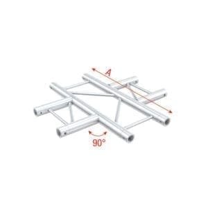 Showtec GS30-016H – 4-weg horizontaal laddertruss koppelstuk Showtec GS30 truss J&H licht en geluid