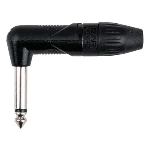DAP Haakse Jack mono connector (X-type), zwart Aansluitingen en connectoren J&H licht en geluid