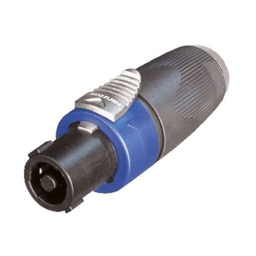 Neutrik 4-polige Speakon male naar 6,3mm Jack mono female adapter Adapters J&H licht en geluid