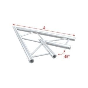 Showtec PS30-001H horizontale laddertruss hoek 45 Showtec PS30 truss J&H licht en geluid