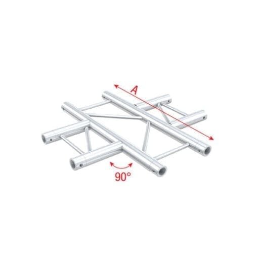 Showtec PS30-016H horizontaal 4-weg laddertruss koppelstuk Showtec PS30 truss J&H licht en geluid