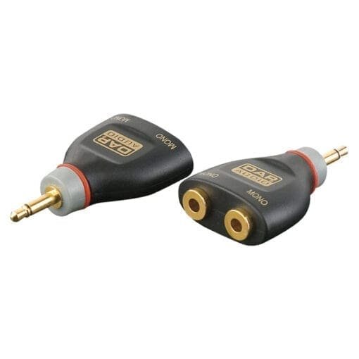 DAP Xcaliber miniJack male – 2 miniJack female mono adapter Adapters J&H licht en geluid