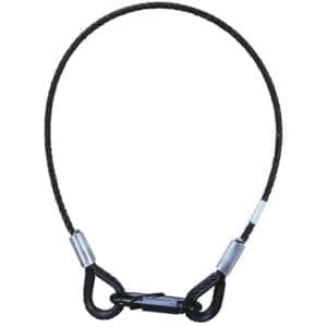 Showgear Safety 5mm, 60cm, Black, BGV-C1 Podium en rigging J&H licht en geluid