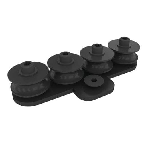 Wentex Rope guide 4 wheels Black Eurotrack J&H licht en geluid