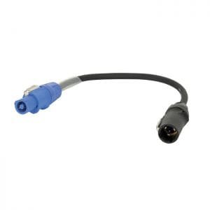 DAP powerCON In to powerCON TRUE1 Male Adapter 3 x 1.5 mm² Kabels en aansluitingen J&H licht en geluid