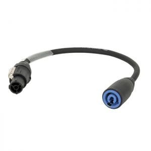 DAP powerCON Out to powerCON TRUE1 Male Adapter 3 x 1.5 mm² Kabels en aansluitingen J&H licht en geluid