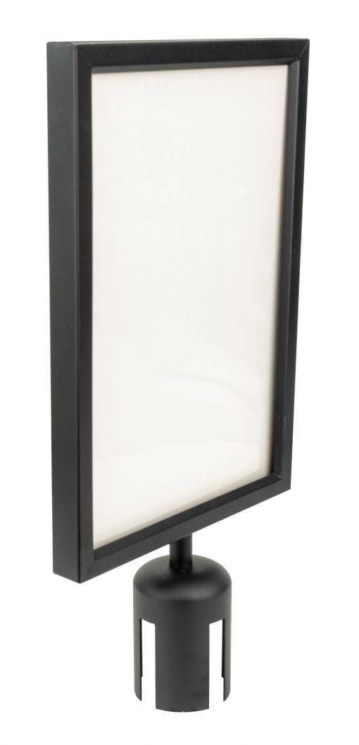 Showgear Sign Holder for Barrier Black Eco Crowd control J&H licht en geluid 2