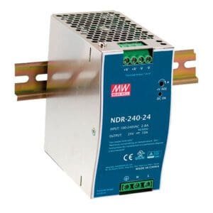 Meanwell DIN Rail Power Supply 240 W/24 VDC Architectuur- verlichting J&H licht en geluid