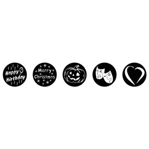 Showtec Season Gobo Set for Act Profile 50 (5 pieces) Accessoires theaterverlichting J&H licht en geluid