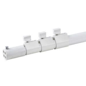 WENTEX telescopische 4-weg staander 180-500 cm wit