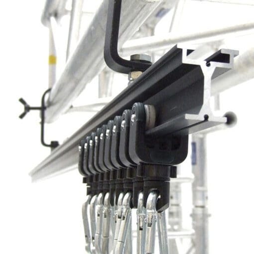 Showtec Eurotrack Gordijnrail recht, 200 cm Eurotrack J&H licht en geluid 2